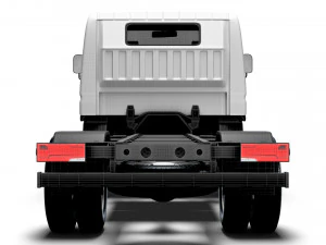 Mitsubishi Fuso E Canter ExtraWideCab 3400 2024 3D Model