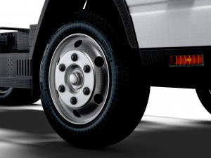 Mitsubishi Fuso E Canter ExtraWideCab 3400 2024 3D Model