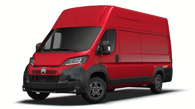 Citroen e Jumper Van L4H3 2024 Modelo 3D .c4d .max .obj .3ds .fbx .stl .blend 