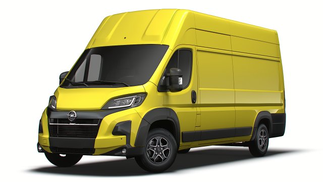 Opel e Movano Van L4H3 2024 Modelo 3D .c4d .max .obj .3ds .fbx .stl .blend 