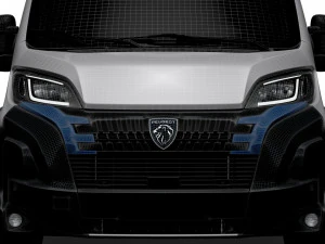Peugeot e Boxer Van L4H3 2024 3D Model