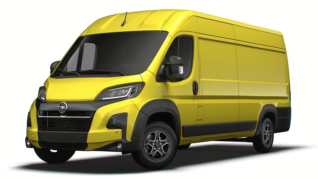 Opel e Movano Van L4H2 2024 3D Model .c4d .max .obj .3ds .fbx .stl .blend 