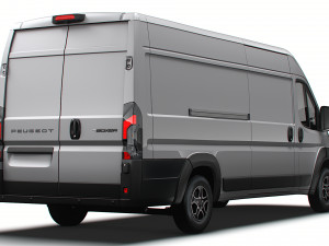 Peugeot e Boxer Van L4H2 2024 Model 3D