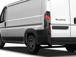 Fiat e Ducato Van L2H1 2024 3D Model