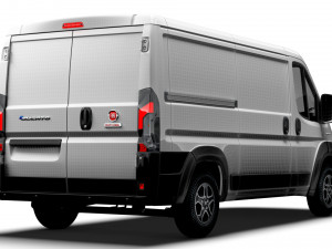 Fiat e Ducato Van L2H1 2024 Modelo 3D