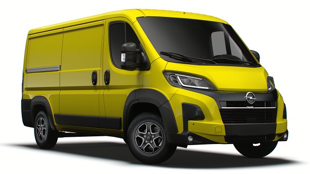 Opel e Movano Van L2H1 2024 Modello 3D .c4d .max .obj .3ds .fbx .stl .blend 