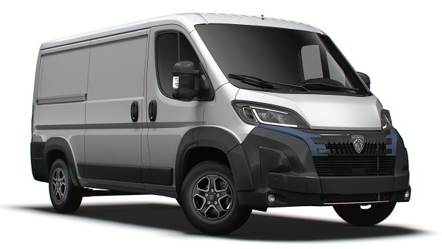 Peugeot e Boxer Van L2H1 2024 3D मॉडल .c4d .max .obj .3ds .fbx .stl .blend 