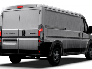 Peugeot e Boxer Van L2H1 2024 3D Model