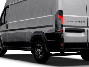 Peugeot e Boxer Van L2H3 2024 3D Модель
