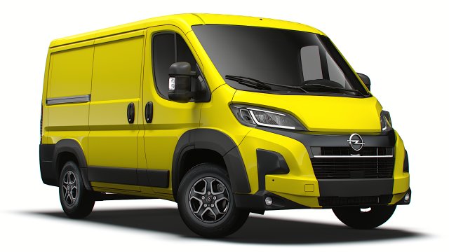 Opel e Movano Van L1H1 2024 Modello 3D .c4d .max .obj .3ds .fbx .stl .blend 
