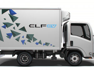 Isuzu Elf EV Refrigerator 2024 Modelo 3D