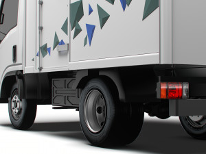 Isuzu Elf EV Refrigerator 2024 Modelo 3D