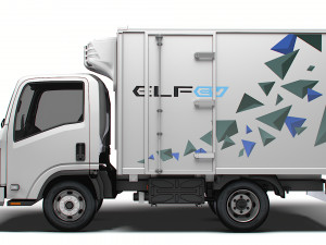 Isuzu Elf EV Refrigerator 2024 Modelo 3D