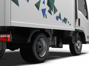 Isuzu Elf EV Refrigerator 2024 Modelo 3D
