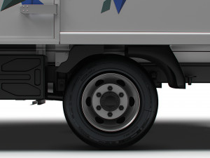 Isuzu Elf EV Refrigerator 2024 Modelo 3D