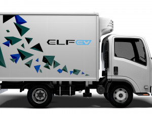 Isuzu Elf EV Refrigerator 2024 Modelo 3D