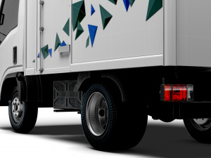 Isuzu Elf EV Refrigerator 2024 Modelo 3D