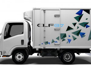 Isuzu Elf EV Refrigerator 2024 Modelo 3D