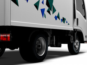 Isuzu Elf EV Refrigerator 2024 Modelo 3D