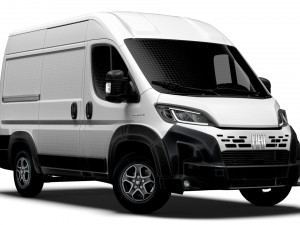 Fiat e Ducato Van L1H2 2024 3D 模型
