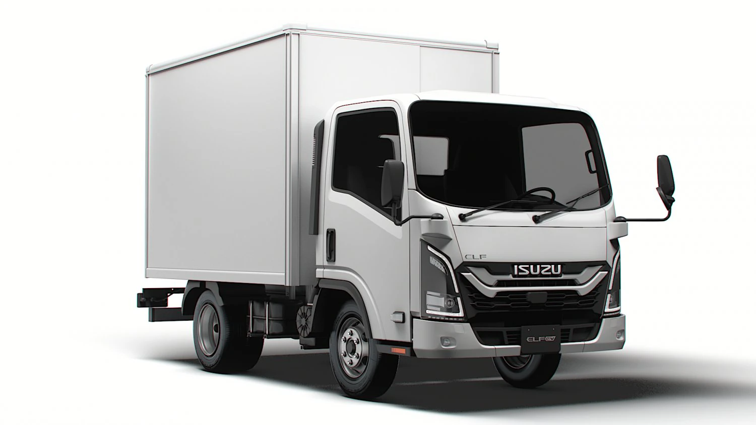 Isuzu Elf Box 2024 3D Model .c4d .max .obj .3ds .fbx .stl .blend