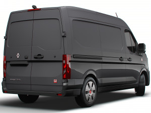 Renault Master E-TECH Red Edition L2H2 Van 2024 3D Model