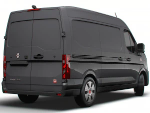 Renault Master E-TECH Red Edition L2H2 Van 2024 3D Model