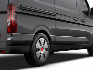 Renault Master E-TECH Red Edition L2H2 Van 2024 3D Model