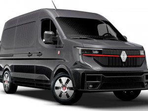 Renault Master E-TECH Red Edition L2H2 Van 2024 3D Model