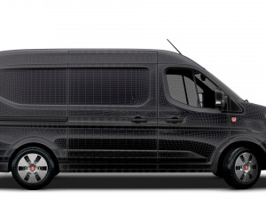 Renault Master E-TECH Red Edition L2H2 Van 2024 3D Model