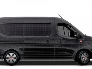 Renault Master E-TECH Red Edition L2H2 Van 2024 3D Model