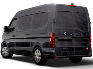 Renault Master E-TECH Red Edition L2H2 Van 2024 3D Model