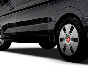 Renault Master E-TECH Red Edition L2H2 Van 2024 3D Model