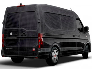 Renault Master E-TECH Red Edition L2H2 Van 2024 3D Model