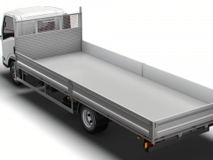 Isuzu Elf Rigid body truck 2024 3D Model