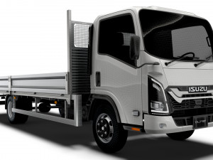 Isuzu Elf Rigid body truck 2024 3D Model