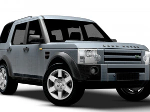 Land Rover Discovery 3 TdV6 HSE 2009 3D Model