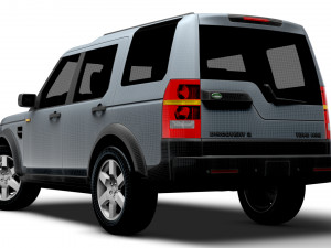 Land Rover Discovery 3 TdV6 HSE 2009 3D Модель