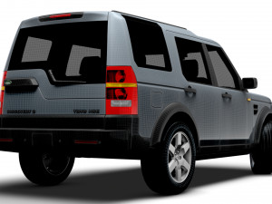 Land Rover Discovery 3 TdV6 HSE 2009 3D Модель