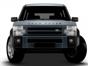 Land Rover Discovery 3 TdV6 HSE 2009 3D Модель