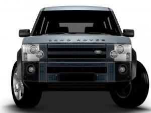 Land Rover Discovery 3 TdV6 HSE 2009 3D Model