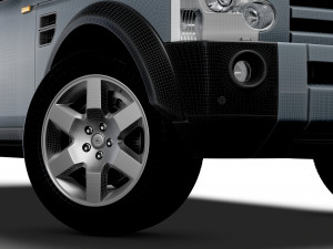 Land Rover Discovery 3 TdV6 HSE 2009 3D Модель