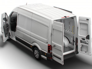 MAN TGE Panel Van L2H2 HQ Interior 2023 3D Model