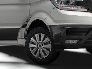 MAN TGE Panel Van L2H2 HQ Interior 2023 3D Model
