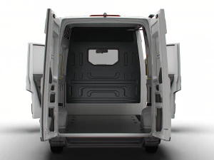 MAN TGE Panel Van L2H2 HQ Interior 2023 3D Model