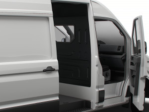 MAN TGE Panel Van L2H2 HQ Interior 2023 3D Model