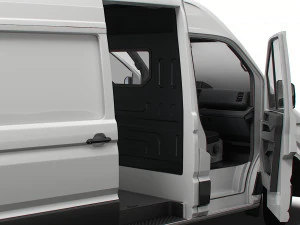 MAN TGE Panel Van L2H2 HQ Interior 2023 3D Model