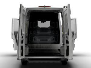 MAN TGE Panel Van L2H2 HQ Interior 2023 3D Model