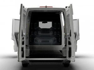 MAN TGE Panel Van L2H2 HQ Interior 2023 3D Model