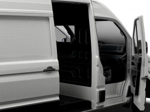 MAN TGE Panel Van L2H2 HQ Interior 2023 3D Model
